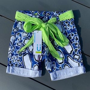 New BlubyBlu Girls Adjustable Waist Shorts